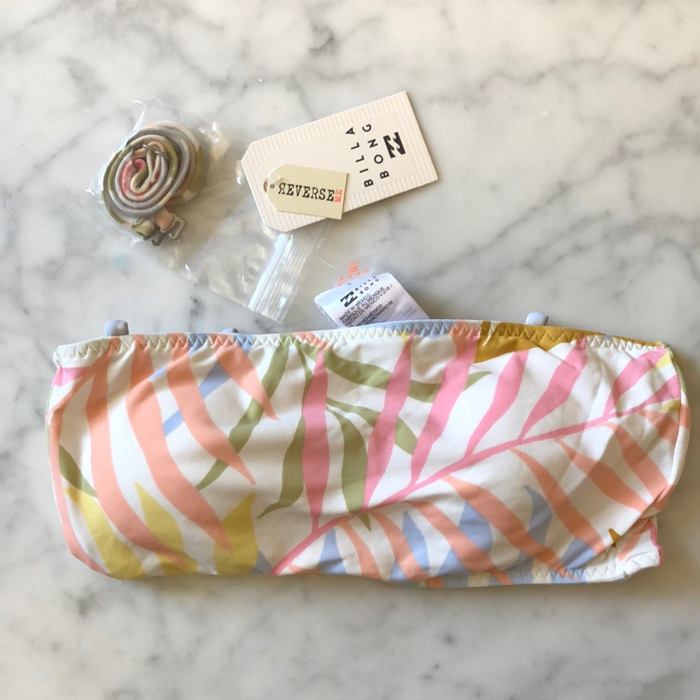 Billabong NWT Small Bandeau bikini top